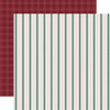 25 Pack - Echo Park Baking Christmas Cheer Cardstock 12"X12"-Kitchen Stripes - 5A003VZG-1HRJ2 - 810220751466