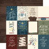 25 Pack - Echo Park Joy To The World Cardstock 12"X12"-3x4 Journaling Cards - 5A003W28-1HRMM - 810220753927
