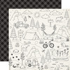 25 Pack - Carta Bella Great Outdoors Cardstock 12"X12"-Scenic Route - 5A003W8J-1HRW3 - 810220755174