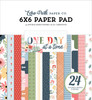 3 Pack - Echo Park Double Sided 6x6 Paper Pad-One Day At A Time - 5A003WD4-1HRZX - 810220753781