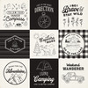 25 Pack - Carta Bella Great Outdoors Cardstock 12"X12"-4x4 Journaling Cards - 5A003W8X-1HRWK