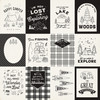 25 Pack - Carta Bella Great Outdoors Cardstock 12"X12"-3x4 Journaling Cards - 5A003W8K-1HRWR