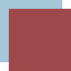 25 Pack - Echo Park Wonderful Winter Days Cardstock 12"X12"-Red/Lt. Blue - 5A003W65-1HRRT - 810220753484