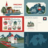25 Pack - Carta Bella Switzerland Cardstock 12"X12"-6x4 Journaling Cards - 5A003WBN-1HRYB
