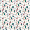 25 Pack - Echo Park Wonderful Winter Days Cardstock 12"X12"-Sledding Snowman - 5A003W5B-1HRSF