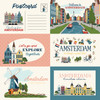 25 Pack - Carta Bella Amsterdam Cardstock 12"X12"-6x4 Journaling Cards - 5A003WB1-1HRXV