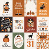 25 Pack - Carta Bella Handmade Halloween Cardstock 12"X12"-3x4 Journaling Cards - 5A003VVZ-1HRB2