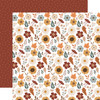 25 Pack - Echo Park Feels Like Fall Cardstock 12"X12"-Harvest Blossoms - 5A003VXR-1HRFK - 810220750353