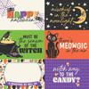 25 Pack - Echo Park Halloween Parade Cardstock 12"X12"-6x4 Journaling Cards - 5A003VW4-1HRBL