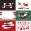 25 Pack - Echo Park North Pole Christmas Cardstock 12"X12"-6x4 Journaling Cards - 5A003VYJ-1HRG7