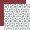 25 Pack - Echo Park Wonderful Winter Days Cardstock 12"X12"-Fancy Snowflakes - 5A003W64-1HRSN - 810220753453