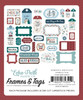 3 Pack - Echo Park Tags & Frames Ephemera-Wonderful Winter Days - 5A003W5D-1HRRQ
