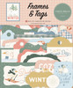 3 Pack - Carta Bella Tags & Frames Ephemera-Silly Goose Winter - 5A003W74-1HRSW - 810220754849