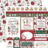 25 Pack - Echo Park Baking Christmas Cheer Cardstock 12"X12"-Multi Journaling Cards - 5A003VZG-1HRHP - 810220751473