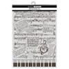 3 Pack - Stamperia Stencils A3 11.7" x 16.5"-Music - 5A003TCD-1HQBC - 5993110053385