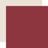 25 Pack - Echo Park Baking Christmas Cheer Cardstock 12"X12"-Red / Cream - 5A003VZG-1HRHS - 810220751541