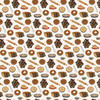 25 Pack - Carta Bella Here Comes Autumn Cardstock 12"X12"-Harvest Baking Days - 5A003VX6-1HRCZ