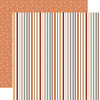 25 Pack - Echo Park Feels Like Fall Cardstock 12"X12"-Pumpkin Spice Stripes - 5A003VXR-1HRDH - 810220750346
