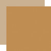 25 Pack - Carta Bella Here Comes Autumn Cardstock 12"X12"-Gold / Tan - 5A003VX6-1HRCM - 810220750667