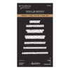 Spellbinders Press + Foil Plate & Die Set-Heirloom Words - 5A003XFY-1HSFD - 810205712406