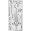 3 Pack - Stamperia Stencil 4.72"X9.84"-Violin Sections - 5A003TDY-1HQ9T