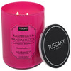 4 Pack - Tuscany Candle-Candle 2-Wick Color Splash Opaque Jar 12oz-Raspberry & Sandalwood - 5A003S0L-1HNXT