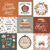 25 Pack - Echo Park Feels Like Fall Cardstock 12"X12"-4x4 Journaling Cards - 5A003VXR-1HRF7