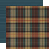 25 Pack - Carta Bella Here Comes Autumn Cardstock 12"X12"-Moody Plaid - 5A003VX6-1HRCH - 810220750520