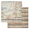 Stamperia Scrapbooking Double-Sided Paper Pad 8"X8" 10/Pkg-Symphony - 5A003TCH-1HQ97