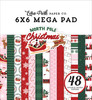 Echo Park Mega Pad 6"X6"-North Pole Christmas - 5A003VYF-1HRFQ - 810220751367