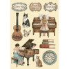 Stamperia Wooden Shapes A5-Symphony - 5A003TD8-1HQ9P