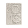 Stamperia Silicon mould A5-Clock and Cat - 5A003TCK-1HQBF - 5993110052692