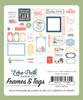 Echo Park Tags & Frames Ephemera-One Day At A Time - 5A003WC6-1HRYZ
