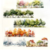 Torn Pape 3D Gloss PET Tape 6m-A Tree's Greeting Across Time - 5A003XM9-1HSMG