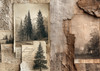 Torn Paper Scrapbooking A5 Size-Timeless Paper Fragments - 5A003XNZ-1HSMR