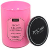 Tuscany Candle-Candle 2-Wick Color Splash Opaque Jar 12oz-Peony & Blush - 5A003S0L-1HNYL