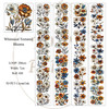 Torn Pape 3D Gloss PET Tape 6m-Whimsical Textured Blooms - 5A003XMY-1HSND - 8800325562397
