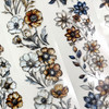 Torn Pape 3D Gloss PET Tape 6m-Whimsical Textured Blooms - 5A003XMY-1HSND