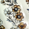 Torn Pape 3D Gloss PET Tape 6m-Whimsical Textured Blooms - 5A003XMY-1HSND