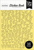 Echo Park Sticker Book-Yellow Alpha - 5A003W4Z-1HRR4 - 810208647330