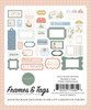 Carta Bella Tags & Frames Ephemera-Silly Goose Winter - 5A003W74-1HRSW