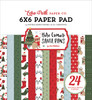Echo Park Double-Sided Paper Pad 6"X6"-Here Comes Santa Paw - 5A003W0W-1HRK3 - 810220752159
