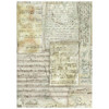 Stamperia Rice Paper Backgrounds A6 8/Pkg-Symphony - 5A003TCV-1HQC0