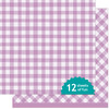 Lawn Fawn Paper 12x12 Pack-Giddy for Gingham, Berries - 5A003VCS-1HR4Q - 783385669481