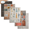 Elizabeth Craft Cardstock Pack 5.8"X8.3"-Journal Ephemera 2 - 5A003WP9-1HS9R