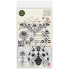 Craft Consortium Photopolymer A6 Stamp Set-Ladybug & Daisy - 5A003VFX-1HR97