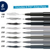 Faber Castell Creative Studio-Pitt Artist Pen Set-Set of 8-Manga Basic Set - 5A003R1Y-1HMK8