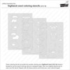 Lawn Clippings Coloring Stencil-Highland Cows! - 5A003VDF-1HR4L