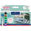 Faber Castell-Goldfaber Creative Marker- Set of 6-Creative Haven - 5A003R1S-1HMKT - 4005401606031
