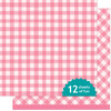 Lawn Fawn Paper 12x12 Pack-Giddy for Gingham, Picnic Blanket - 5A003VC4-1HR4M - 783385669580